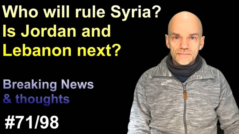 Assad Russia gone – Israel bombs Syrian arms depos – Islamist fight Kurds #71/98